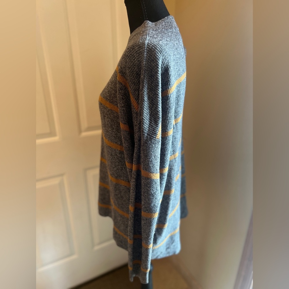 American Eagle Outfitters Striped Knit Tunic Sweater Jegging Fit Cozy Casual S - Picture 4 of 13